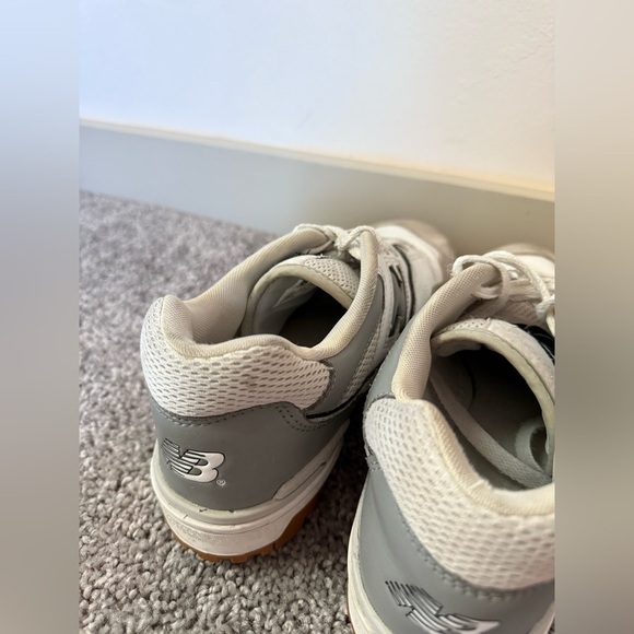 New Balance 550 Athletic Shoe - White / Slate Grey / Brighton Grey - Picture 8 of 10